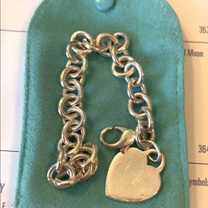 Tiffany Heart Tag Charm Bracelet